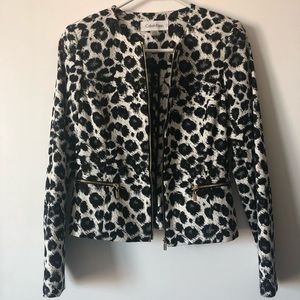 Calvin Klein Animal Print Jacket